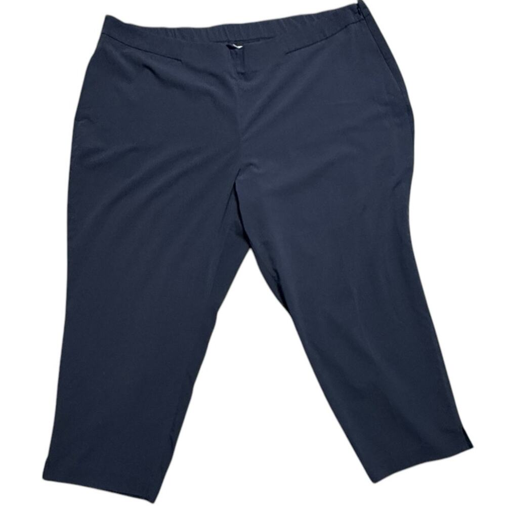 Avenue Essential Dress Pants Size 26 in Dark Navy Blue